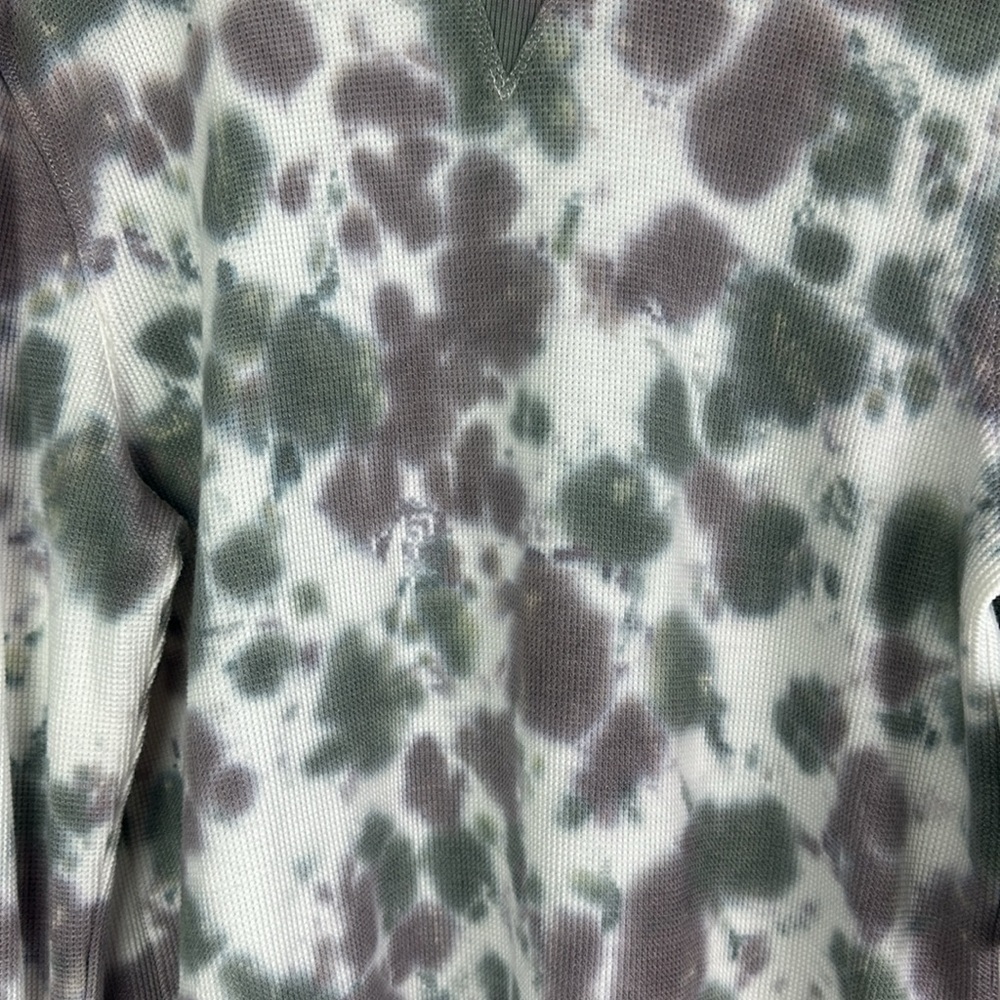 NEW Spiritual Gangster Men’s Thermal Crew Neck Long Sleeve Shirt Size M Tie Dyed - Picture 4 of 16